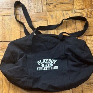 Playboy Black Athletic Club bag